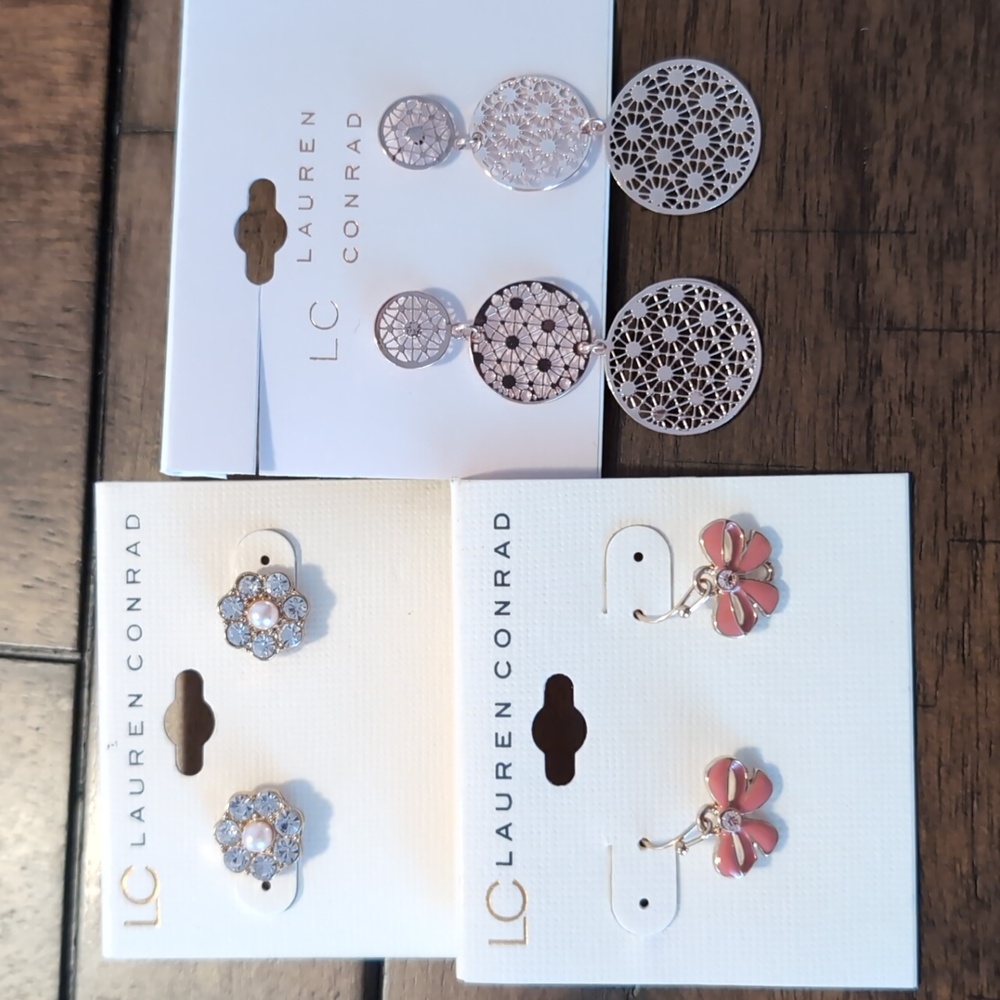LC Lauren Conrad earrings. NWT